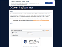 Tablet Screenshot of oclearningteam.net